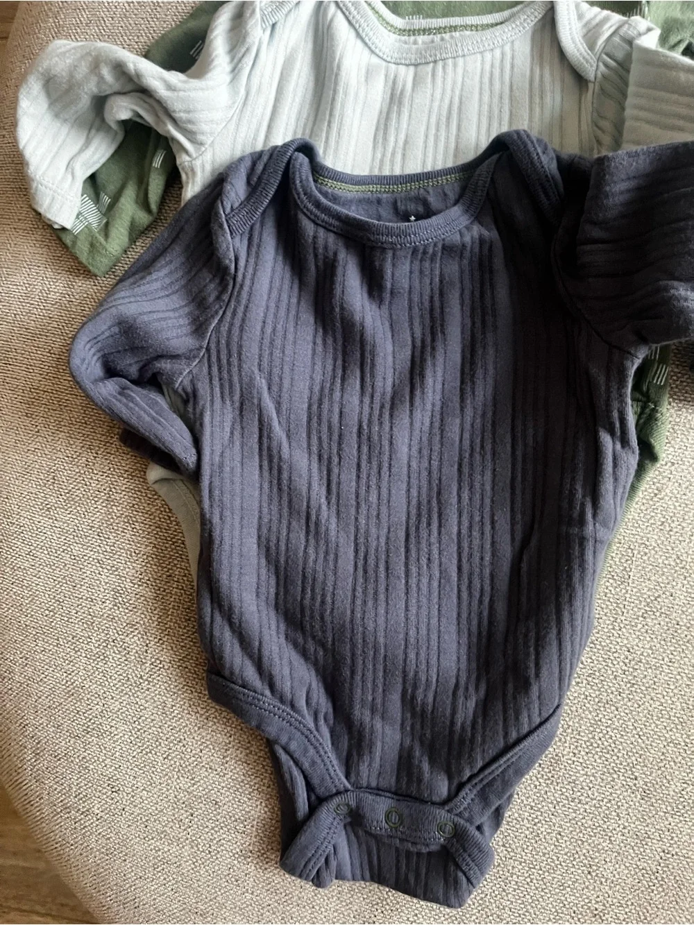 Cloud Island Baby Ribbed Short-Sleeve Bodysuit Pack -